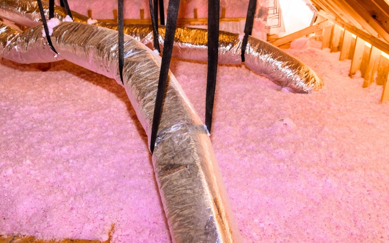 Attic Blow in insulation 2