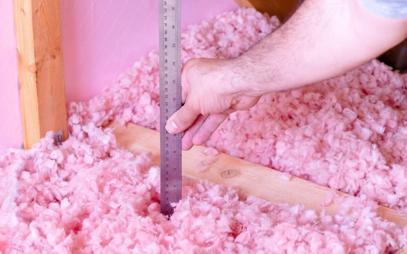 Attic Blow in insulation 3